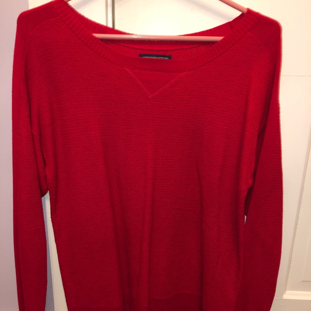 American Eagle Red sweater